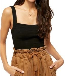 Free People Scarlett Cropped Tank Top